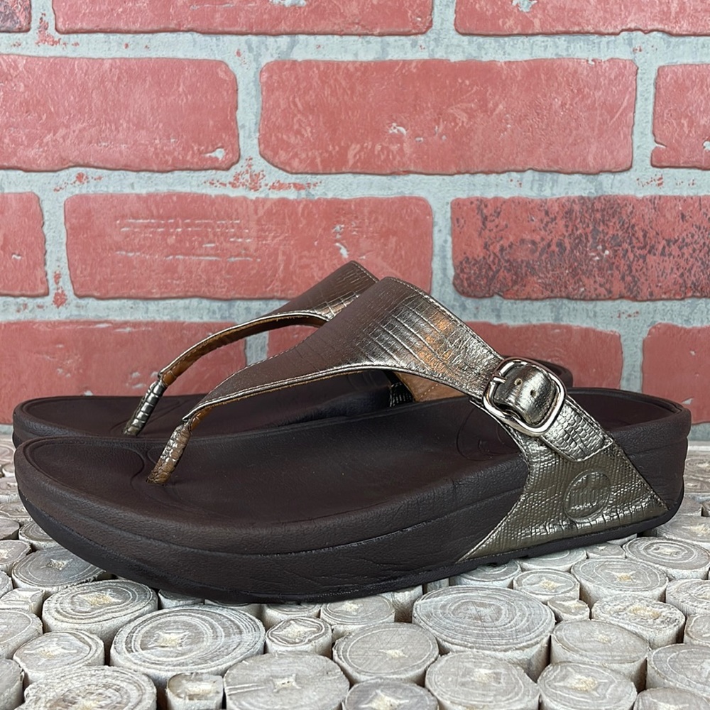 Fitflop Metallic Bronze Sandals